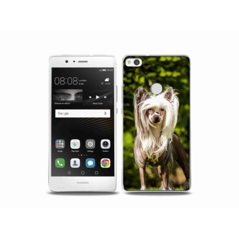 Gelový kryt mmCase na mobil Huawei P9 Lite (2017) - čínský chocholatý pes