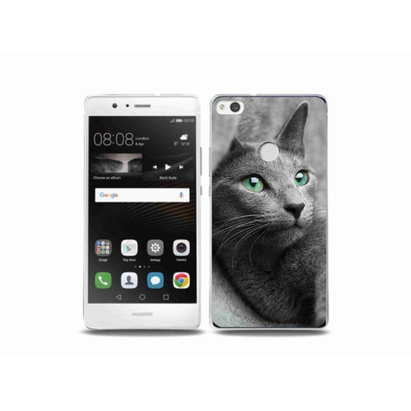 Gelový kryt mmCase na mobil Huawei P9 Lite (2017) - kočka 2