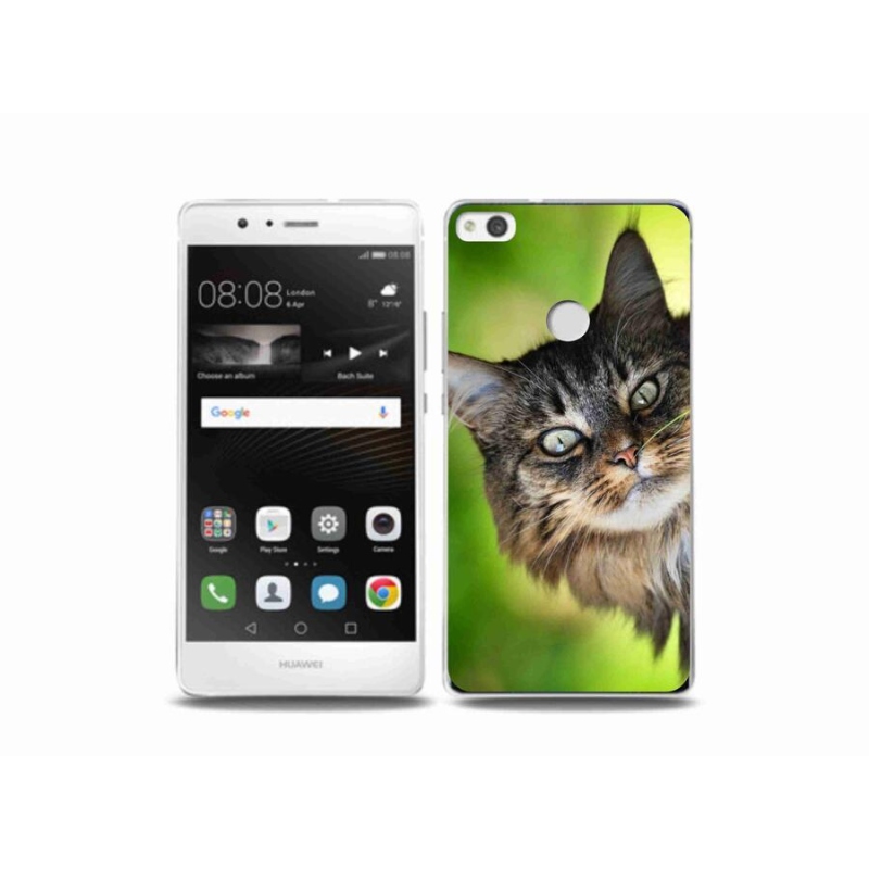 Gelový kryt mmCase na mobil Huawei P9 Lite (2017) - kočka 3