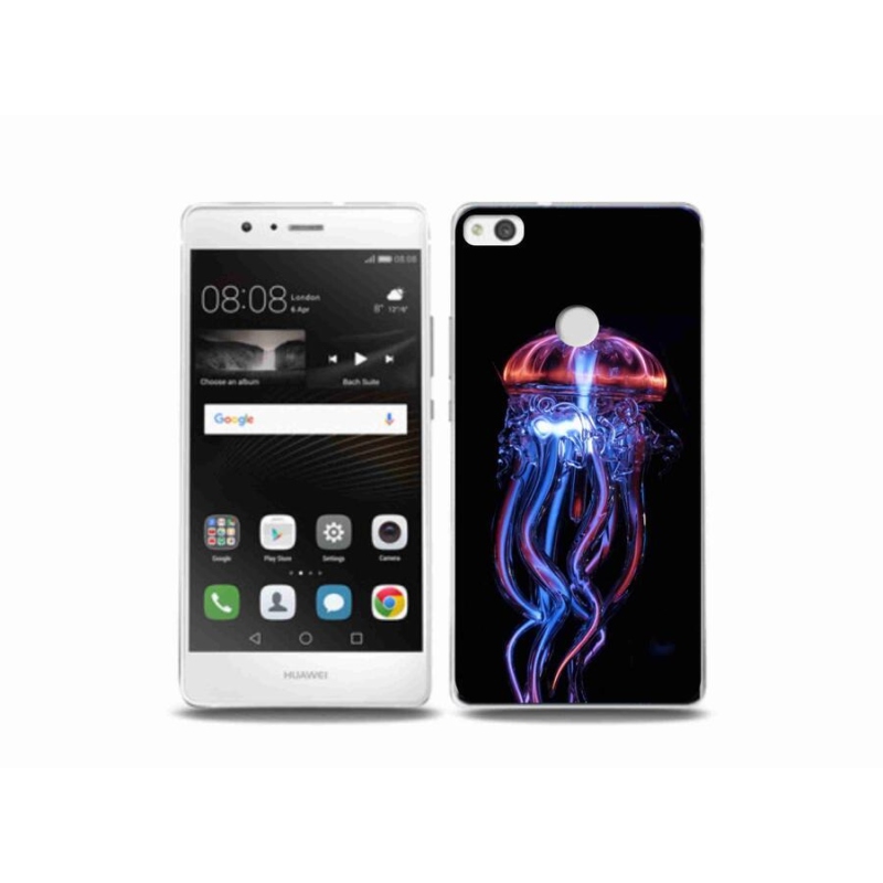 Gelový kryt mmCase na mobil Huawei P9 Lite (2017) - medúza