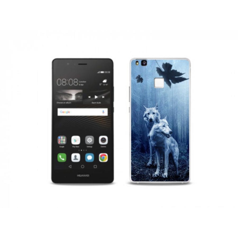 Gelový kryt mmCase na mobil Huawei P9 Lite - vlci v lese