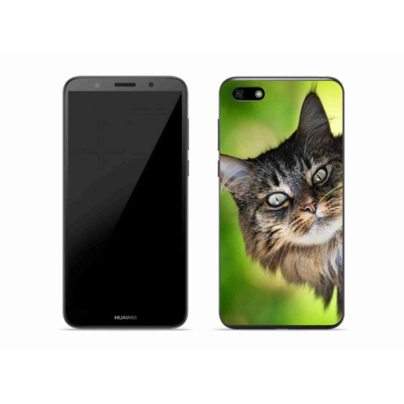 Gelový kryt mmCase na mobil Huawei Y5 (2018) - kočka 3