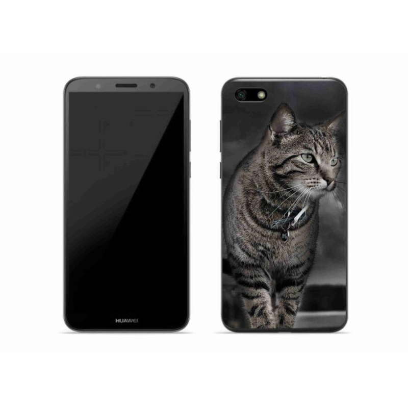 Gelový kryt mmCase na mobil Huawei Y5 (2018) - kočka