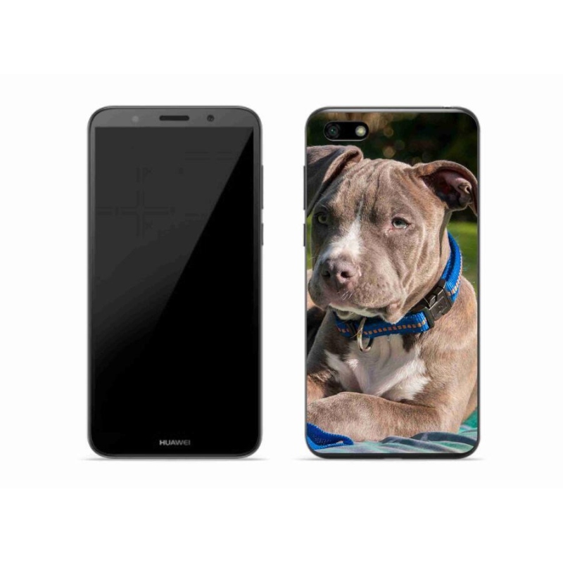 Gelový kryt mmCase na mobil Huawei Y5 (2018) - pitbull