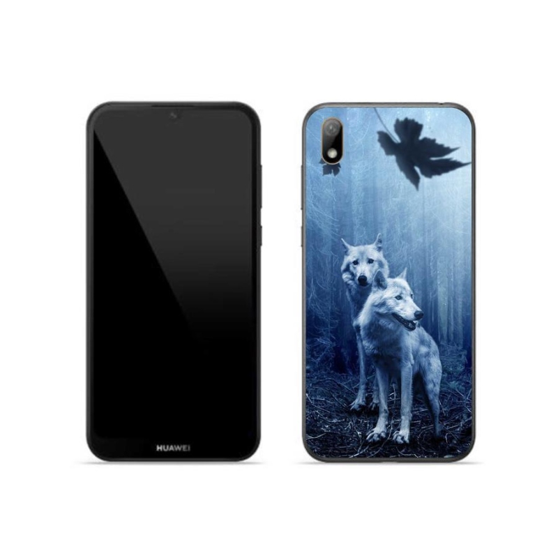 Gelový kryt mmCase na mobil Huawei Y5 (2019) - vlci v lese