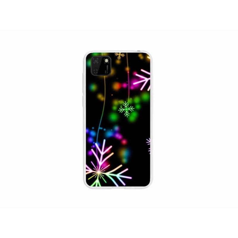 Gelový kryt mmCase na mobil Huawei Y5p - barevné vločky