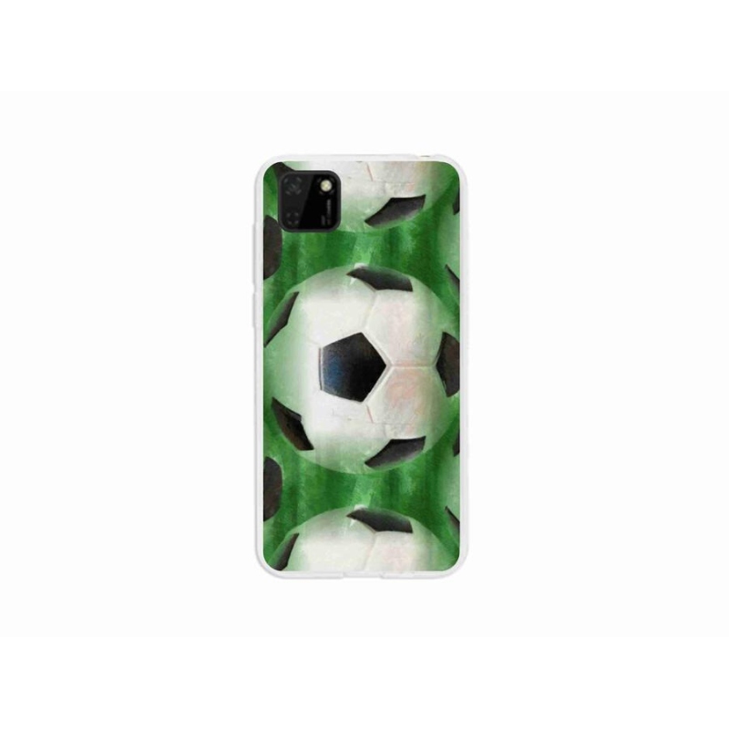 Gelový kryt mmCase na mobil Huawei Y5p - fotbalový míč