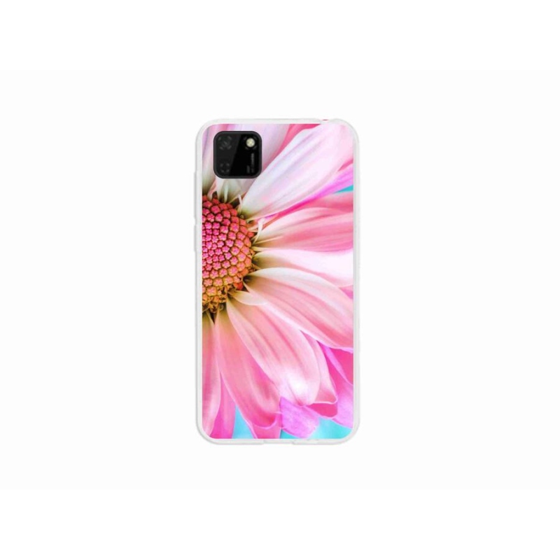 Gelový kryt mmCase na mobil Huawei Y5p - růžová květina