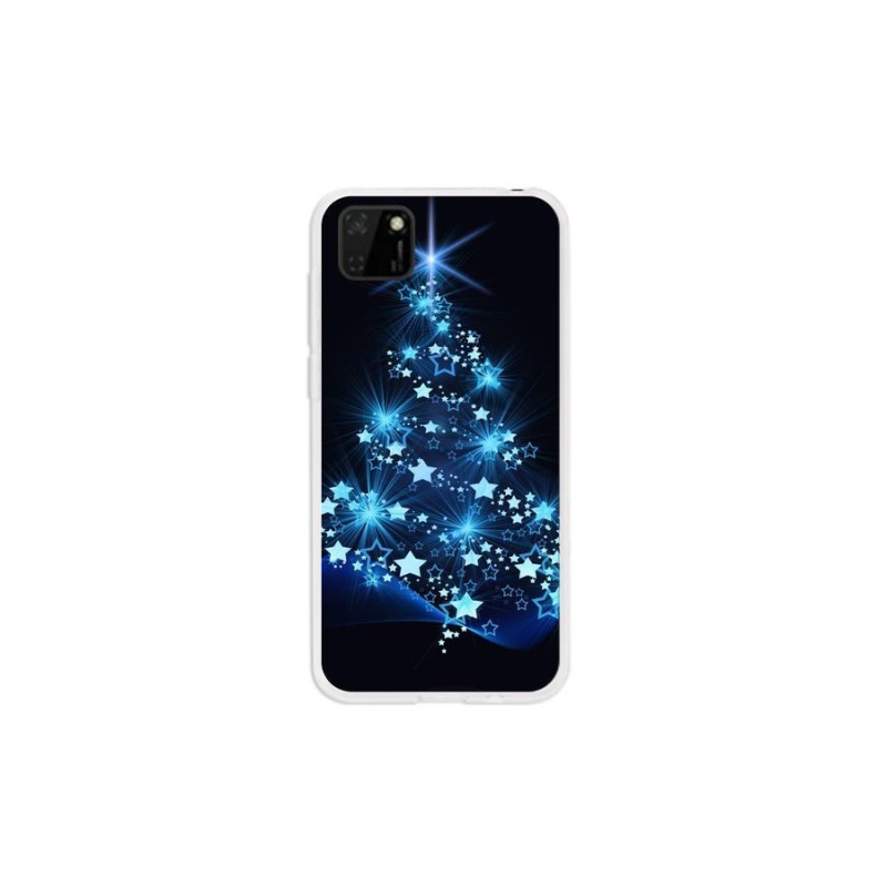 Gelový kryt mmCase na mobil Huawei Y5p - vánoční stromek
