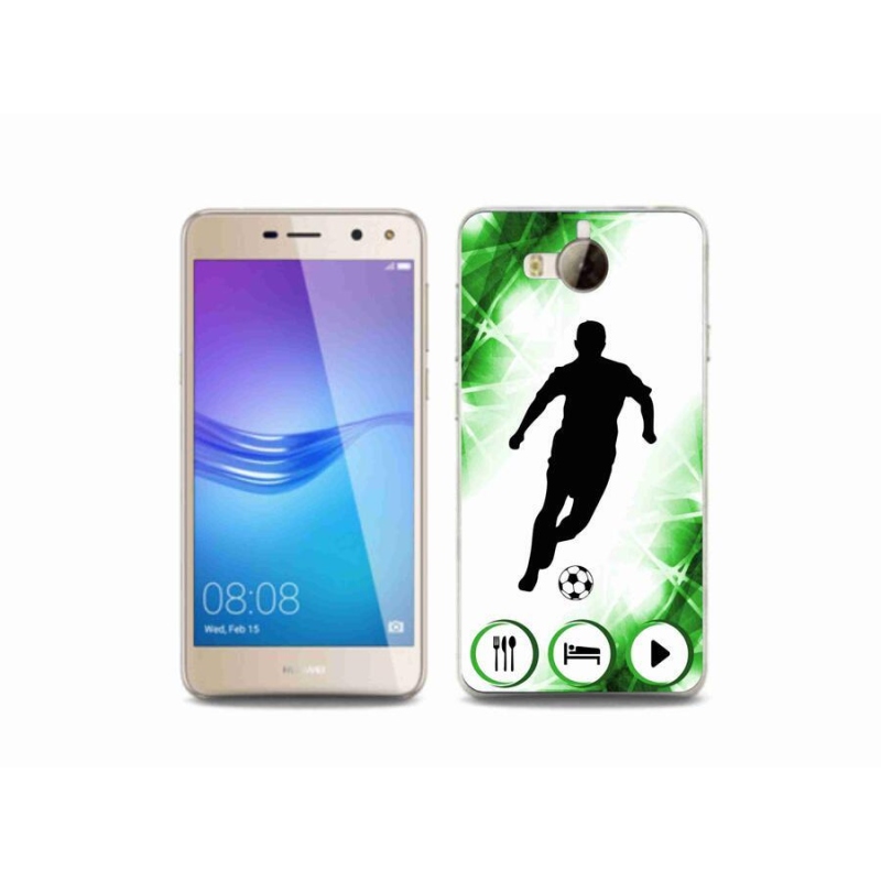 Gelový kryt mmCase na mobil Huawei Y6 (2017) - fotbalista