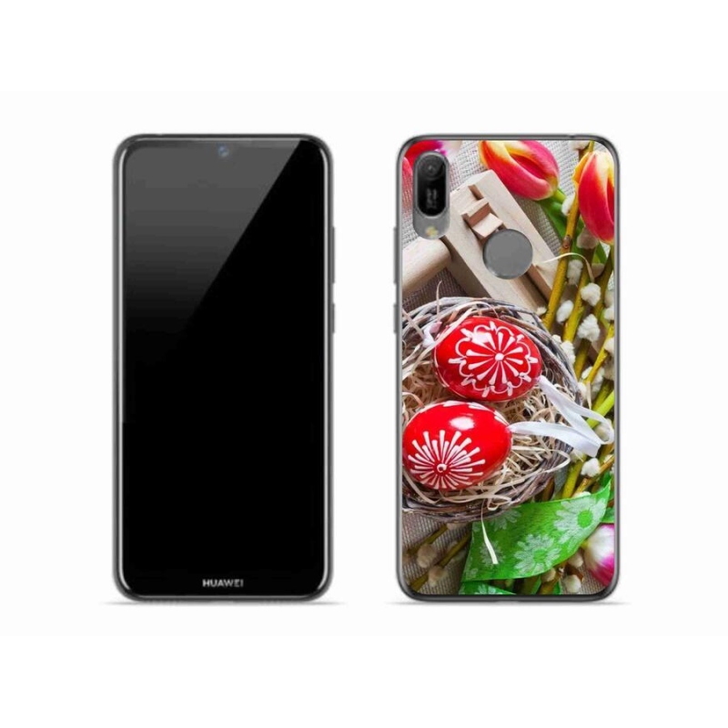 Gelový kryt mmCase na mobil Huawei Y6 (2019) - kraslice
