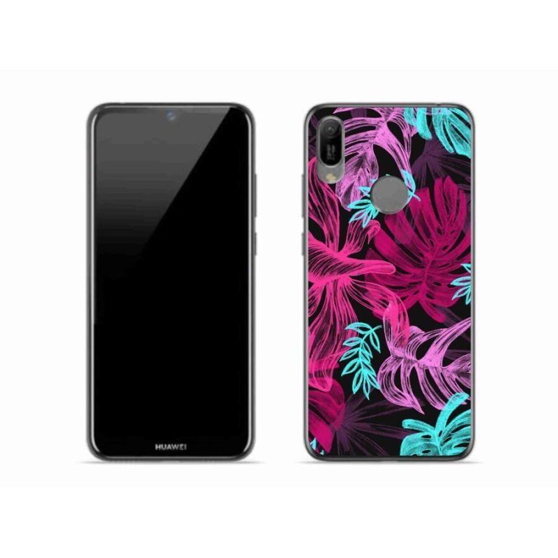 Gelový kryt mmCase na mobil Huawei Y6 (2019) - květiny 1