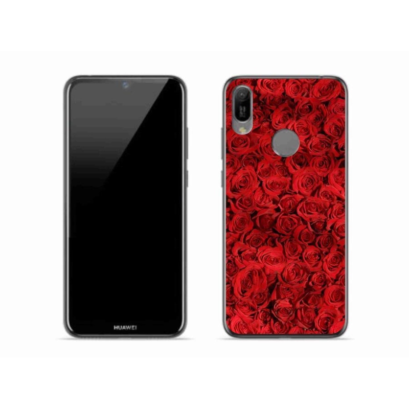 Gelový kryt mmCase na mobil Huawei Y6 (2019) - růže