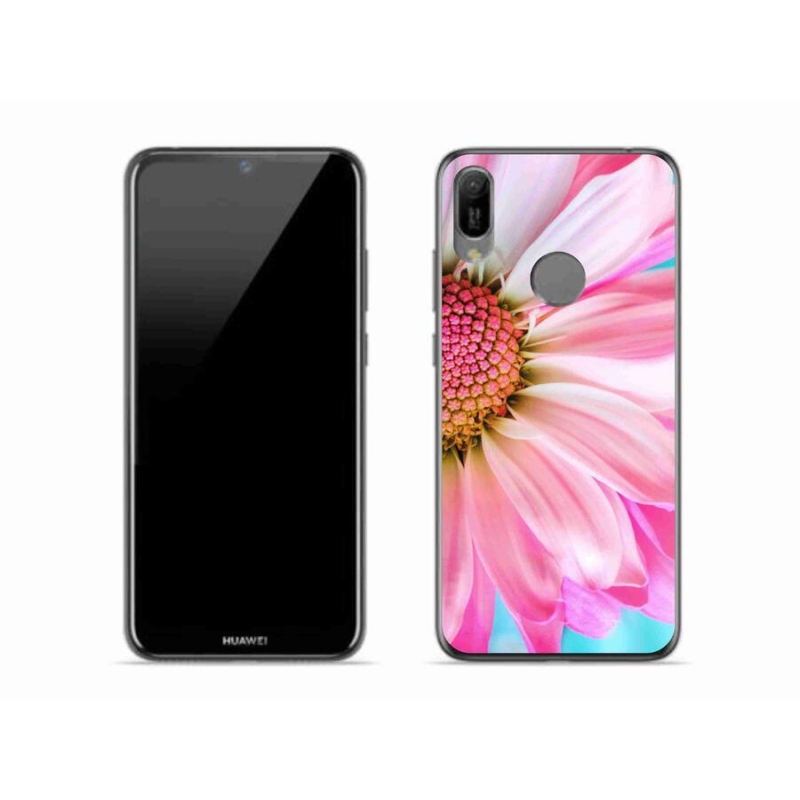 Gelový kryt mmCase na mobil Huawei Y6 (2019) - růžová květina