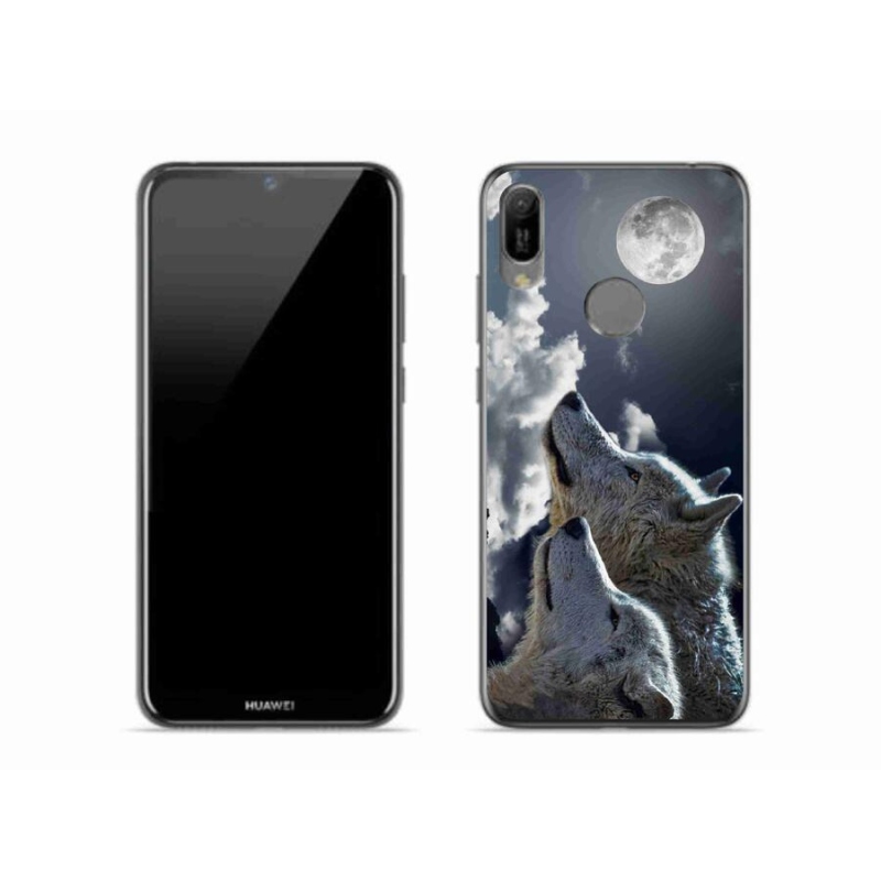 Gelový kryt mmCase na mobil Huawei Y6 (2019) - vlci