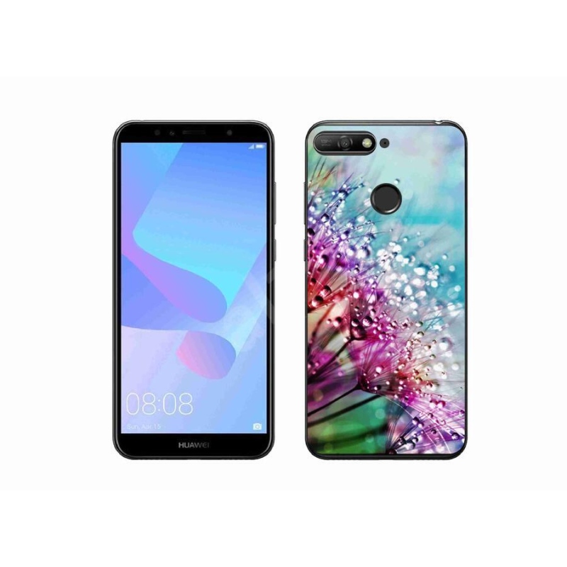 Gelový kryt mmCase na mobil Huawei Y6 Prime 2018 - barevné květy