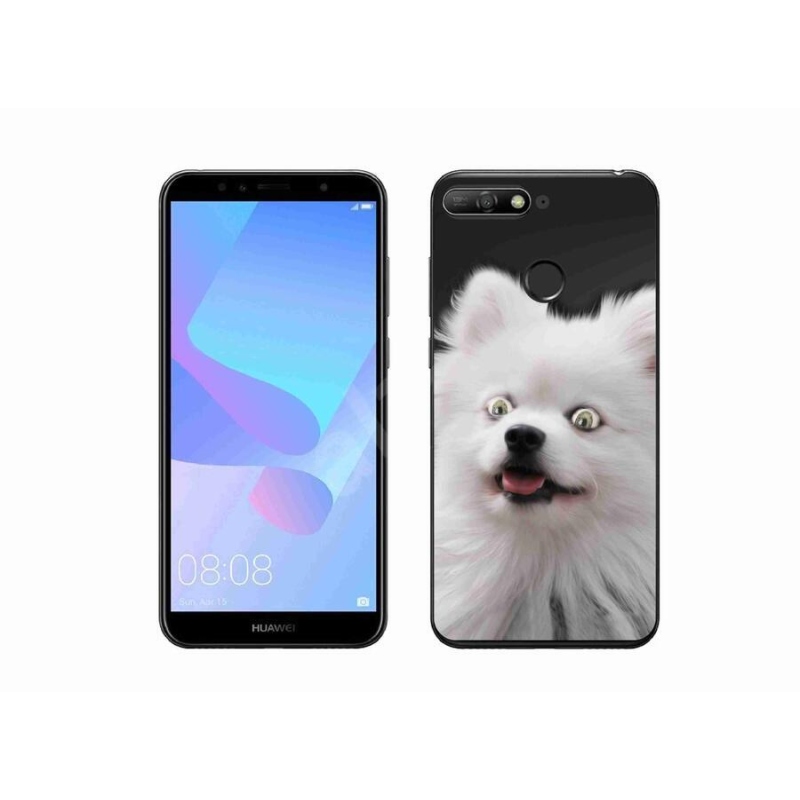 Gelový kryt mmCase na mobil Huawei Y6 Prime (2018) - bílý špic