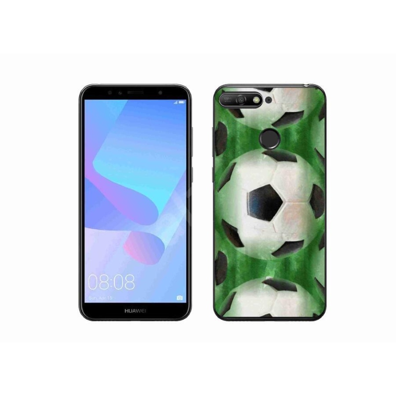 Gelový kryt mmCase na mobil Huawei Y6 Prime 2018 - fotbalový míč