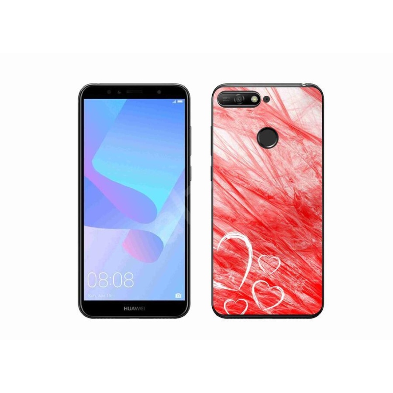 Gelový kryt mmCase na mobil Huawei Y6 Prime 2018 - heart