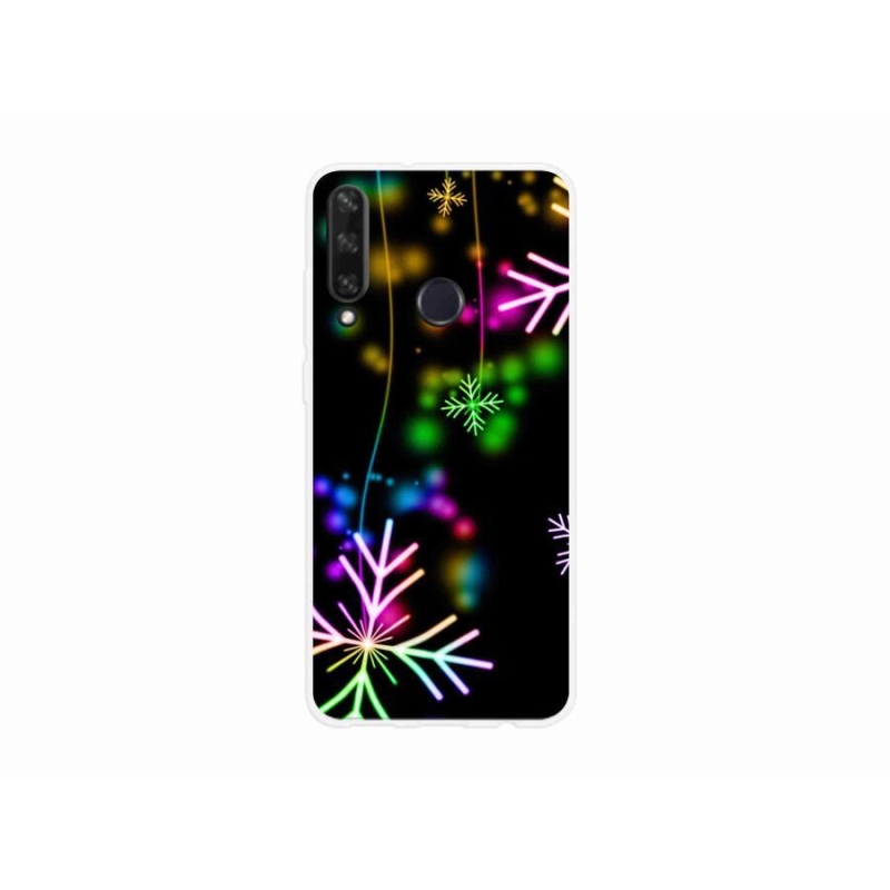 Gelový kryt mmCase na mobil Huawei Y6p - barevné vločky