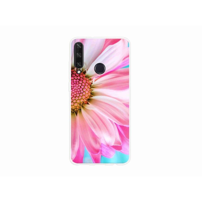 Gelový kryt mmCase na mobil Huawei Y6p - růžová květina