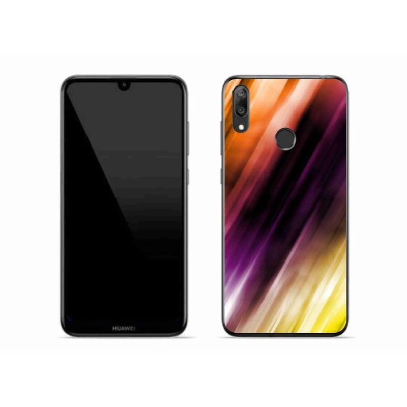 Gelový kryt mmCase na mobil Huawei Y7 (2019) - abstraktní vzor 5