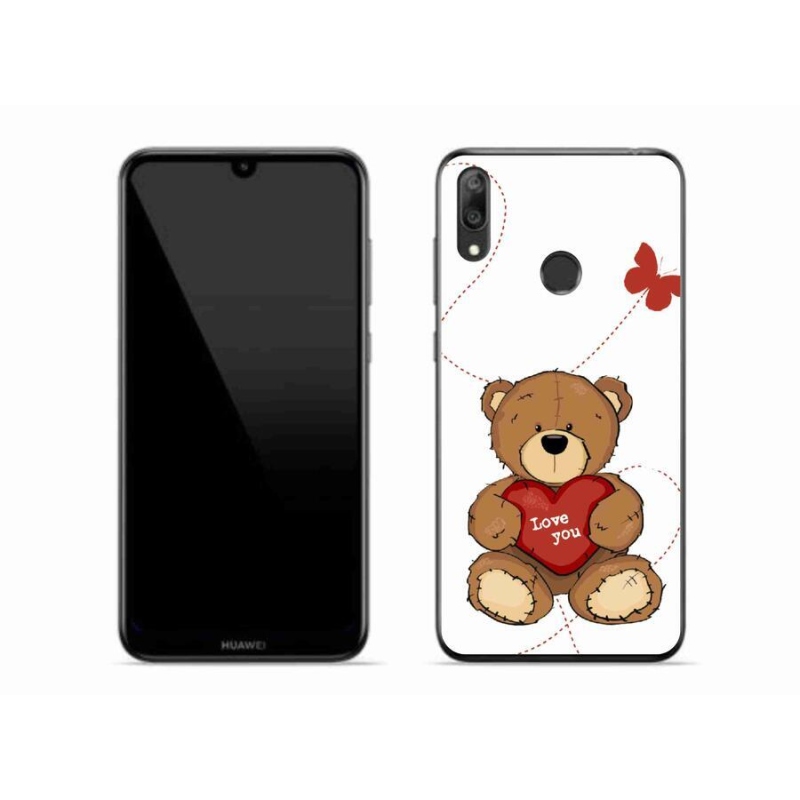 Gelový kryt mmCase na mobil Huawei Y7 (2019) - love you