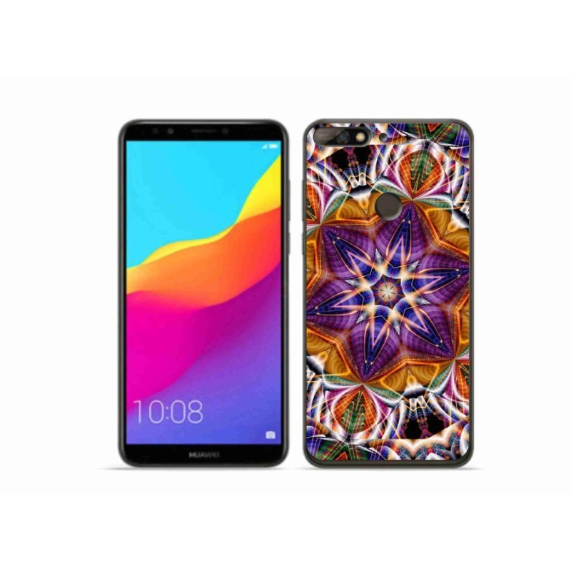 Gelový kryt mmCase na mobil Huawei Y7 Prime (2018) - abstrakt 6