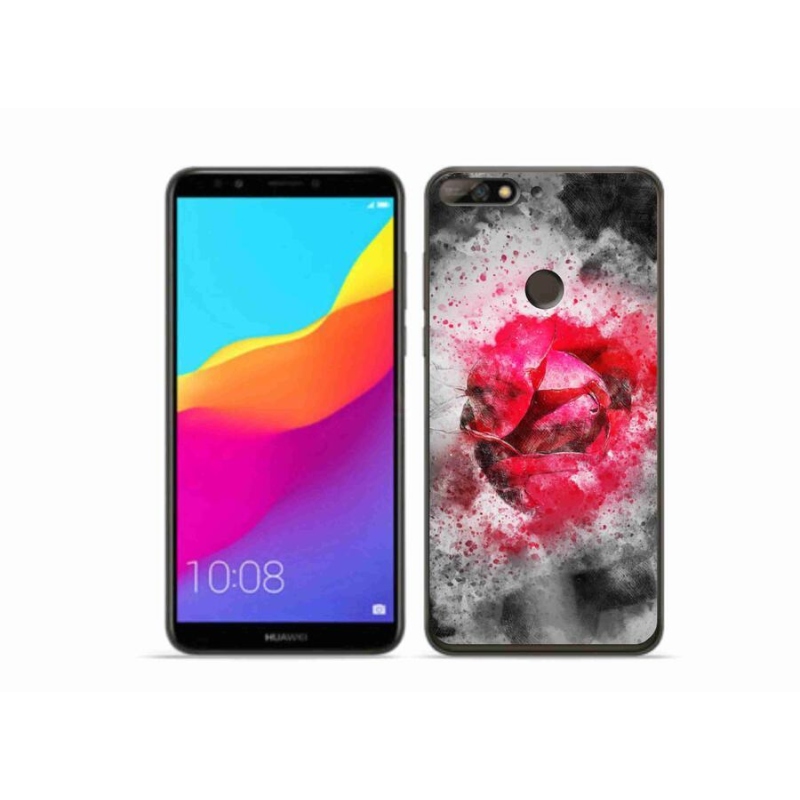 Gelový kryt mmCase na mobil Huawei Y7 Prime (2018) - abstrakt 9