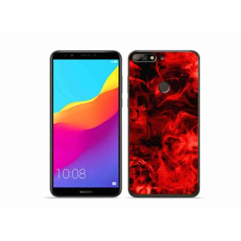 Gelový kryt mmCase na mobil Huawei Y7 Prime (2018) - abstraktní vzor 11