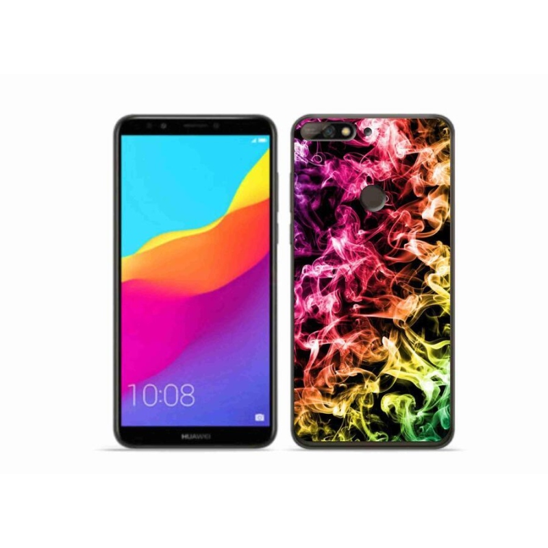 Gelový kryt mmCase na mobil Huawei Y7 Prime (2018) - abstraktní vzor 6