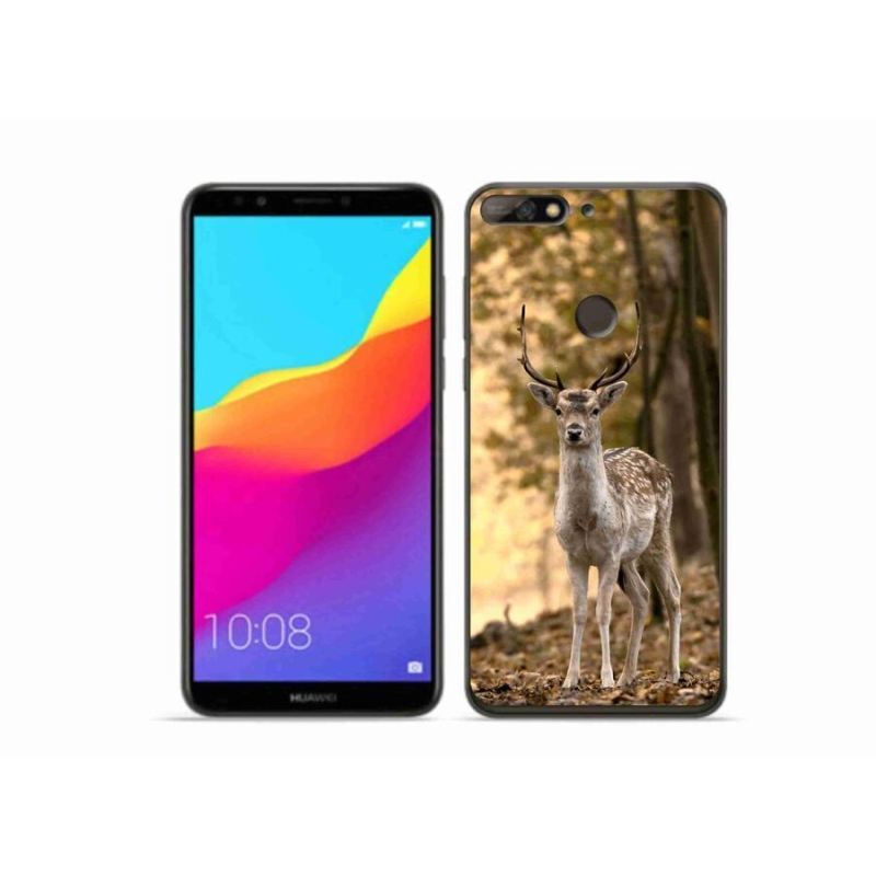 Gelový kryt mmCase na mobil Huawei Y7 Prime (2018) - jelen sika