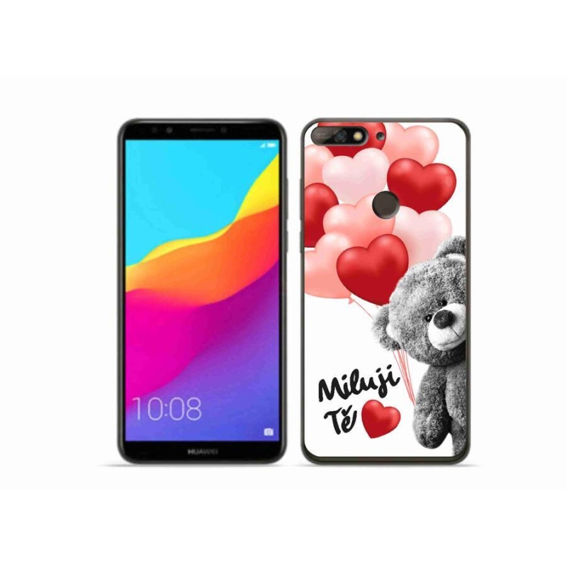 Gelový kryt mmCase na mobil Huawei Y7 Prime (2018) - miluji Tě