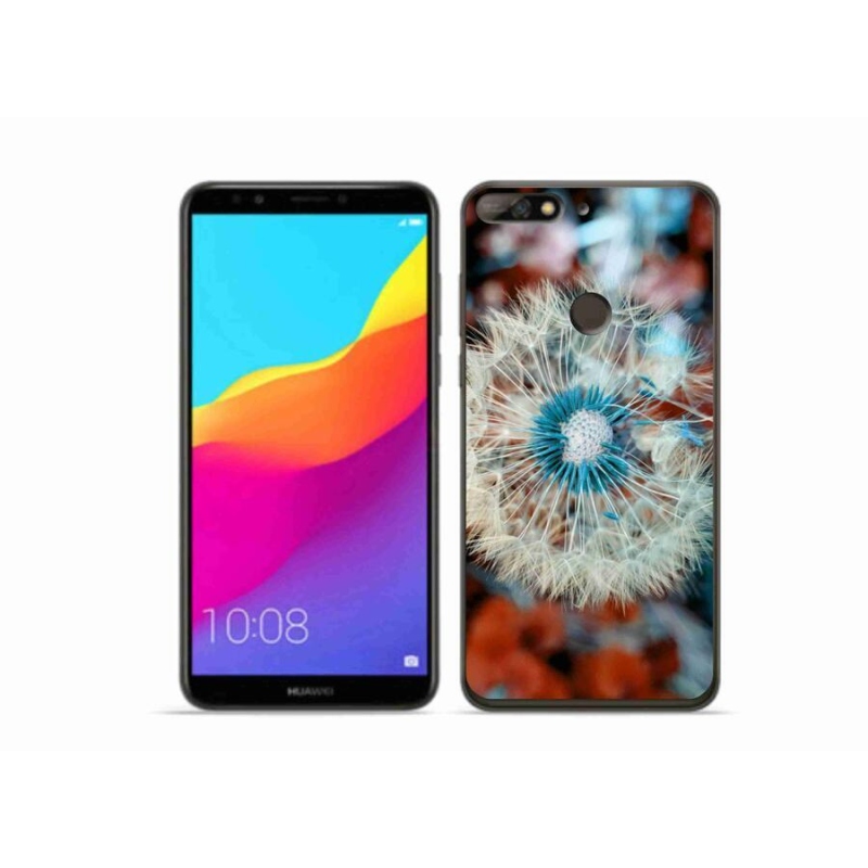 Gelový kryt mmCase na mobil Huawei Y7 Prime (2018) - odkvetlá pampeliška 1