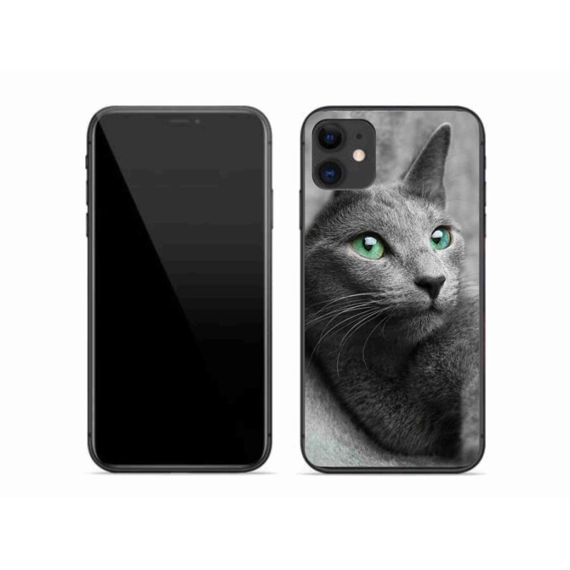 Gelový kryt mmCase na mobil iPhone 11 - kočka 2