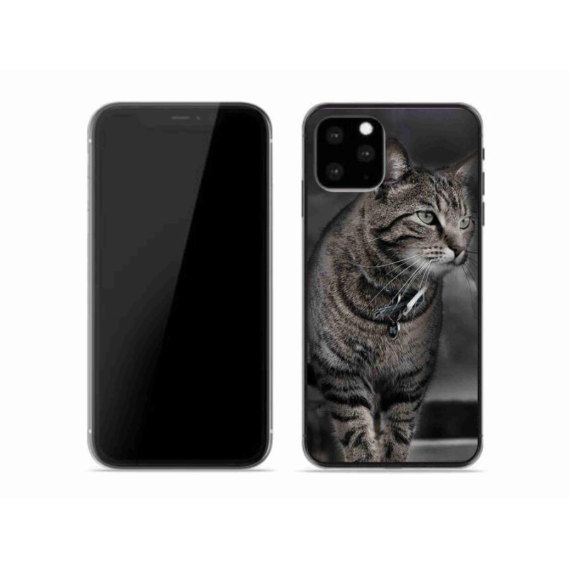 Gelový kryt mmCase na mobil iPhone 11 Pro - kočka