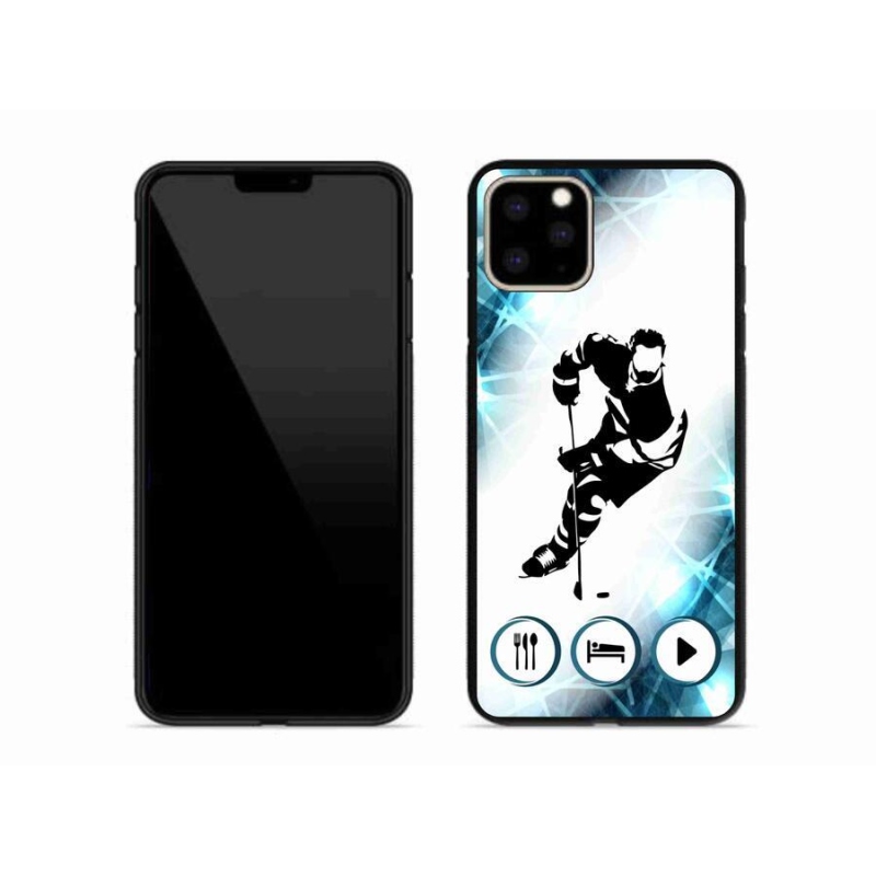Gelový kryt mmCase na mobil iPhone 11 Pro Max - hokej 1