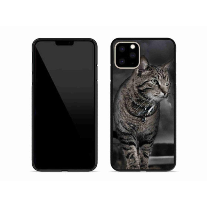 Gelový kryt mmCase na mobil iPhone 11 Pro Max - kočka