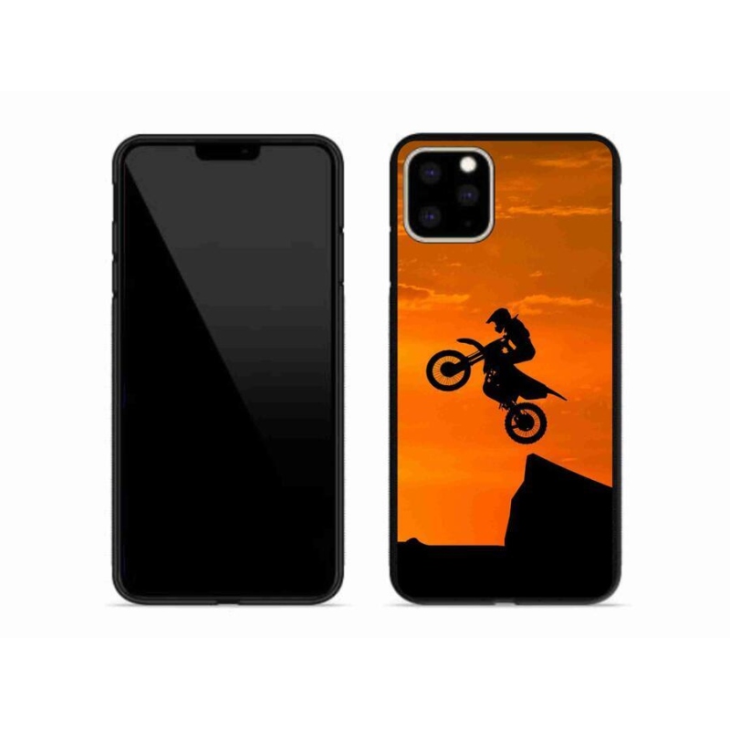 Gelový kryt mmCase na mobil iPhone 11 Pro Max - motocross
