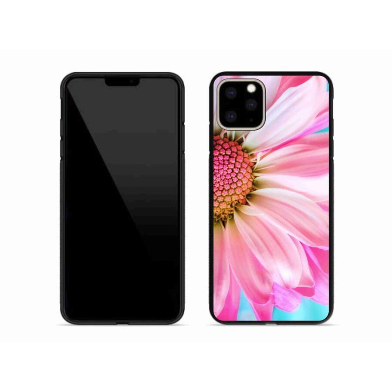 Gelový kryt mmCase na mobil iPhone 11 Pro Max - růžová květina