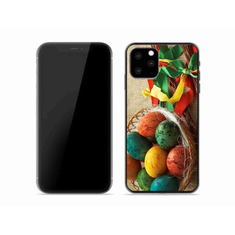 Gelový kryt mmCase na mobil iPhone 11 Pro - pomlázky a vajíčka