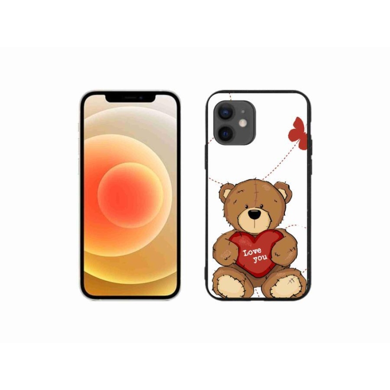 Gelový kryt mmCase na mobil iPhone 12 mini - love you