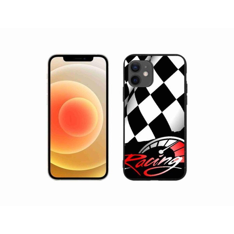 Gelový kryt mmCase na mobil iPhone 12 mini - závodění