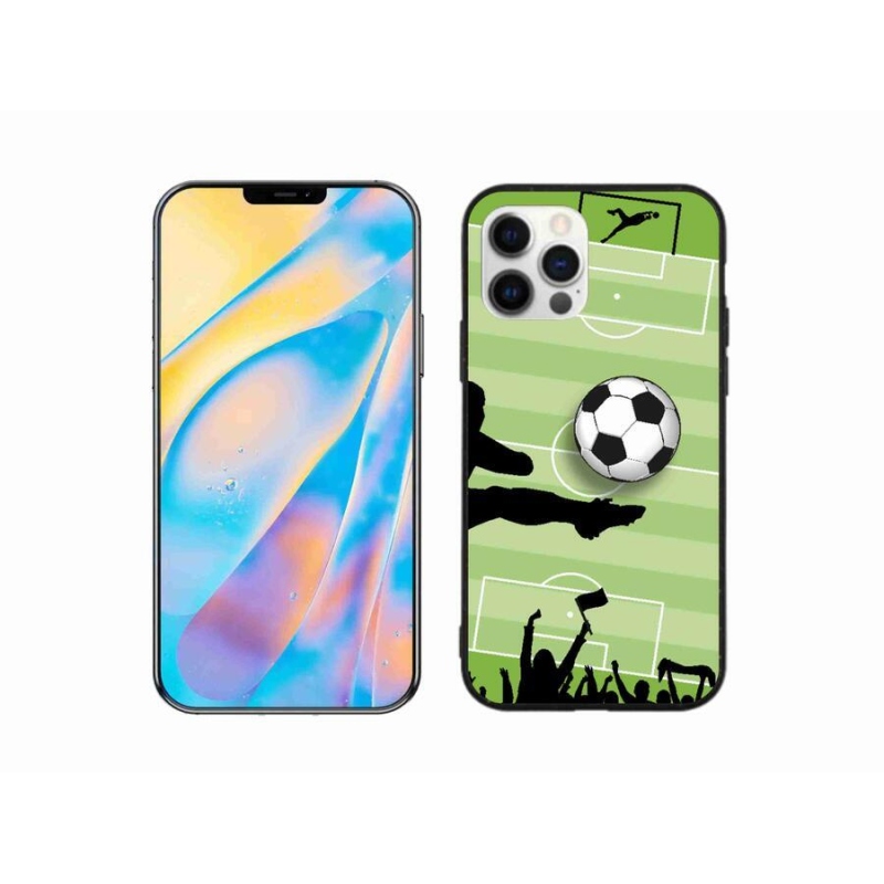 Gelový kryt mmCase na mobil iPhone 12 Pro - fotbal 3