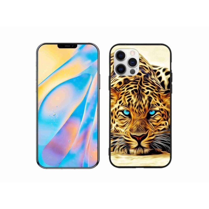 Gelový kryt mmCase na mobil iPhone 12 Pro - kreslený tygr