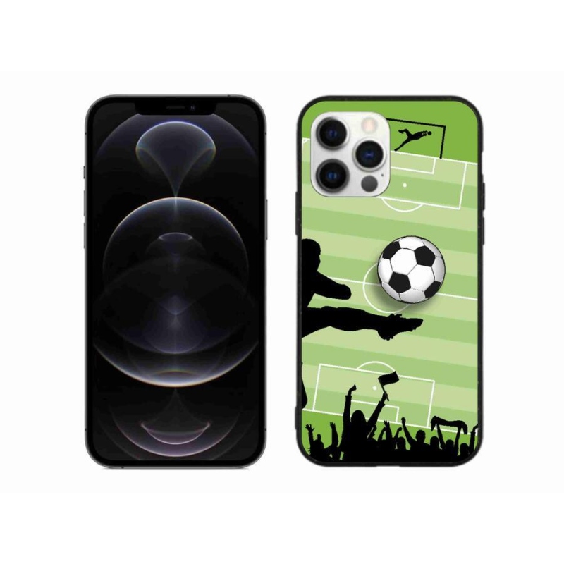 Gelový kryt mmCase na mobil iPhone 12 Pro Max - fotbal 3