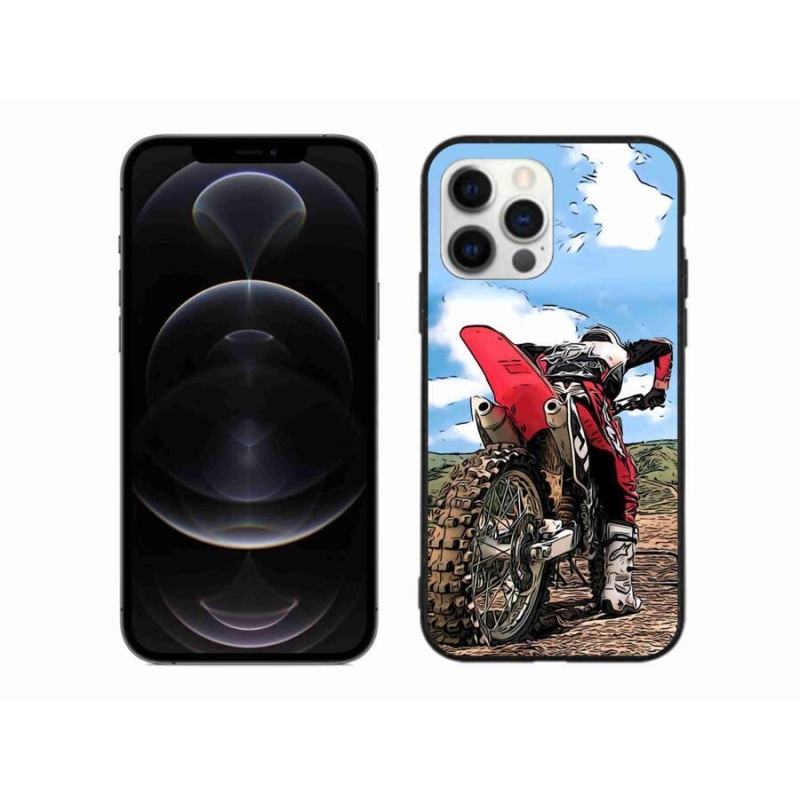 Gelový kryt mmCase na mobil iPhone 12 Pro Max - moto