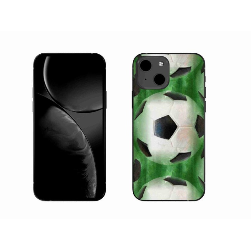 Gelový kryt mmCase na mobil iPhone 13 6.1 - fotbalový míč