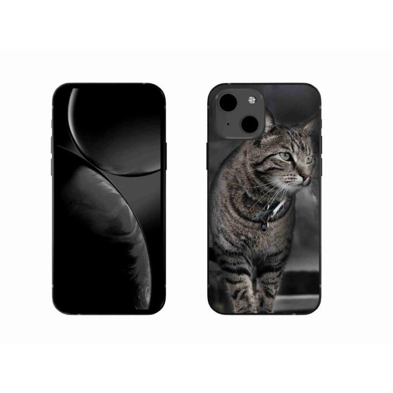 Gelový kryt mmCase na mobil iPhone 13 6.1 - kočka