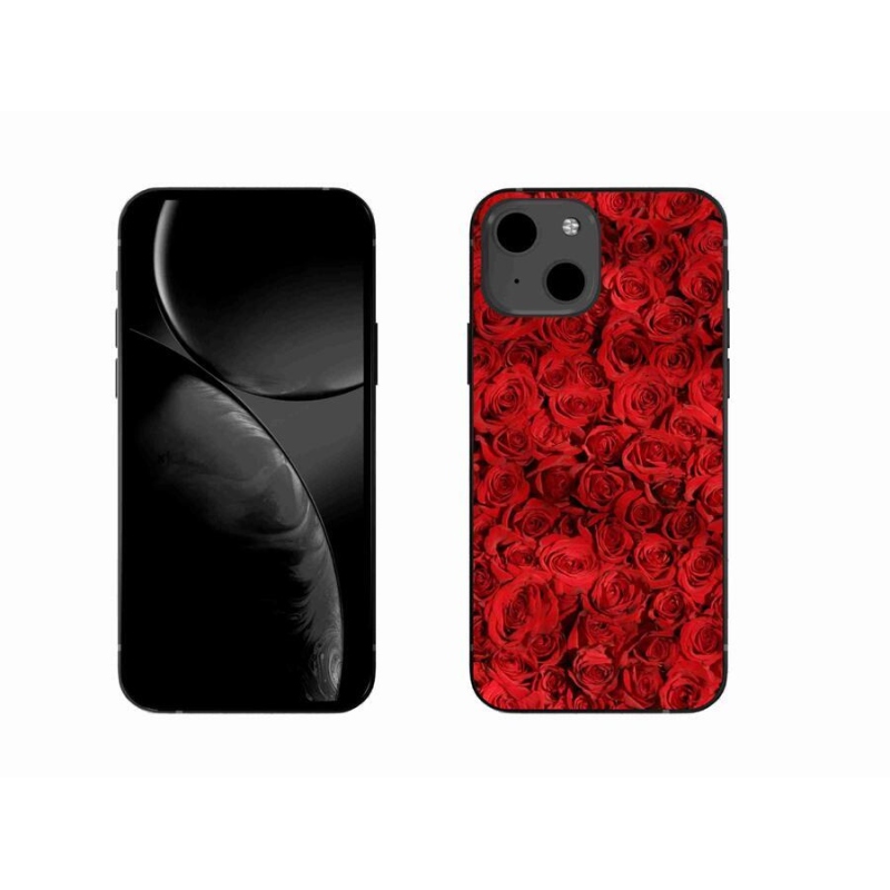 Gelový kryt mmCase na mobil iPhone 13 6.1 - růže